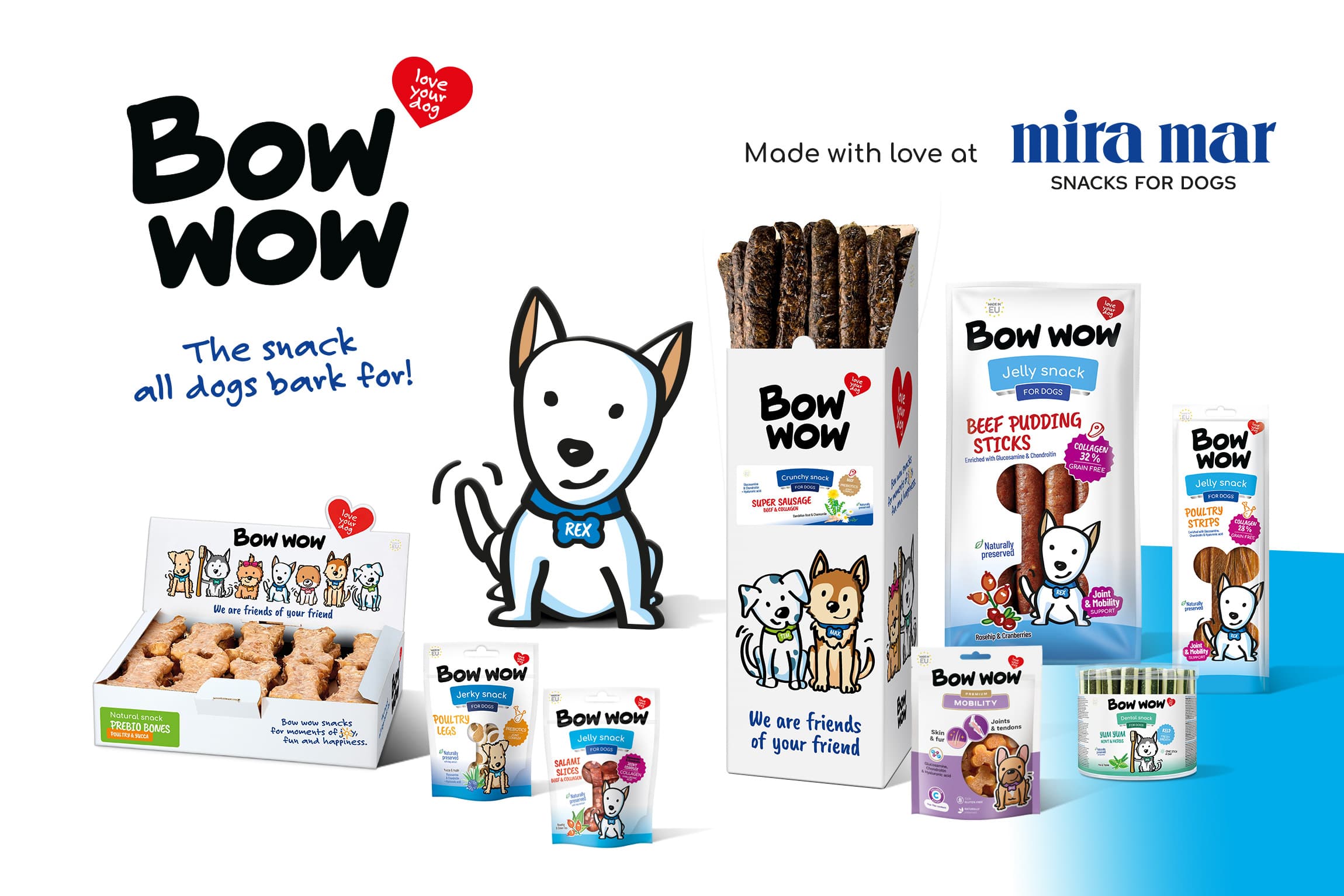 MIRA MAR Ltd,  Bow Wow snacks