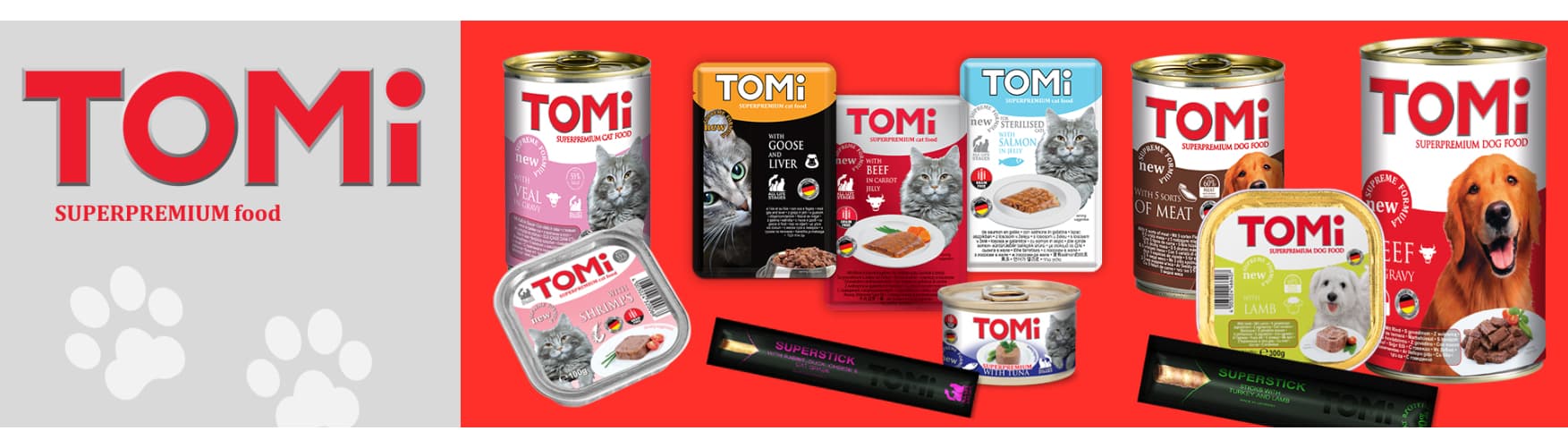 TOMi pet food