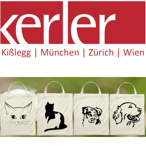 Kerler --Tragetaschen und Shopper mit Tiermotiven logo