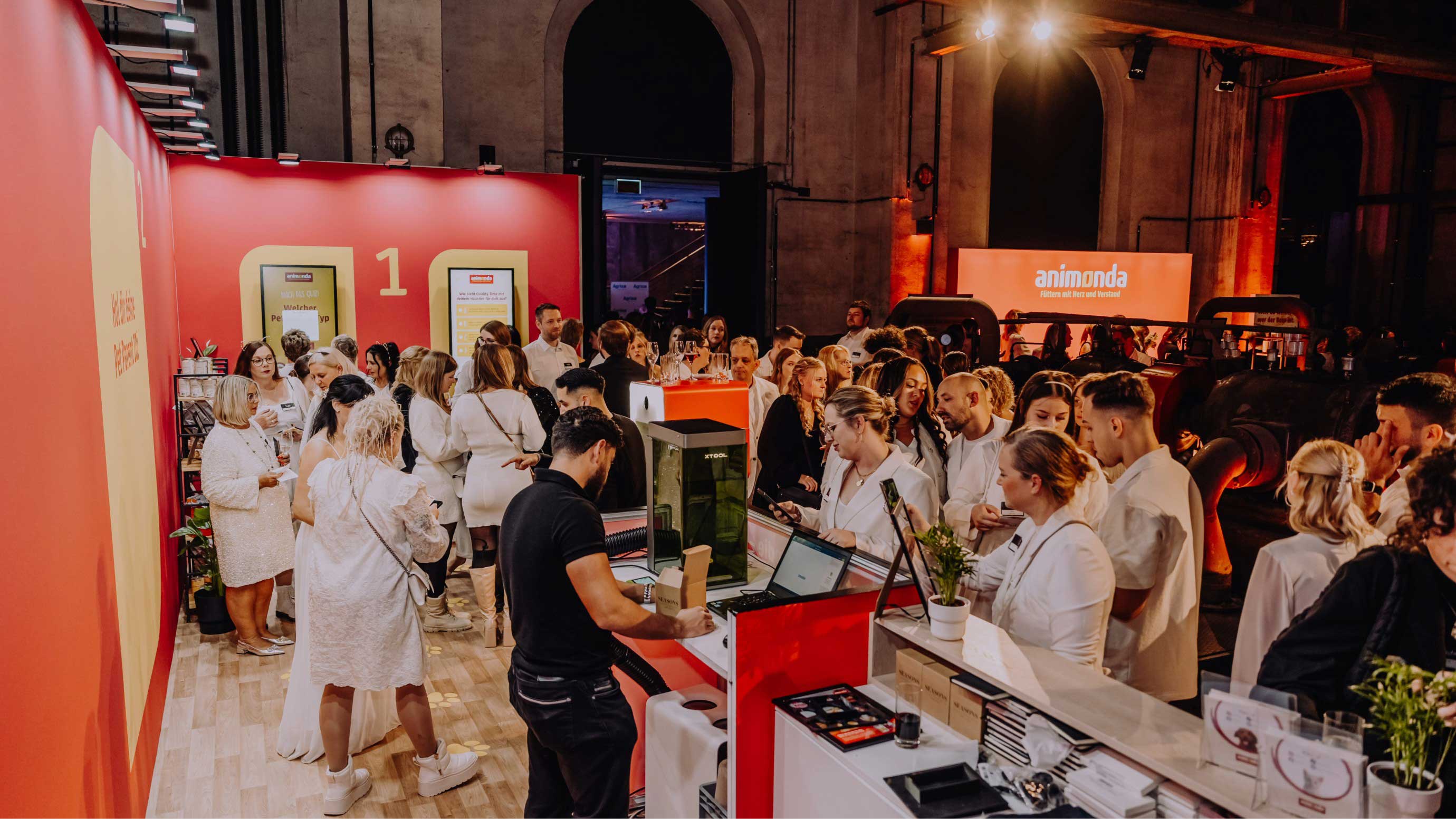 Each sponsor area offered not only products but also exciting activations